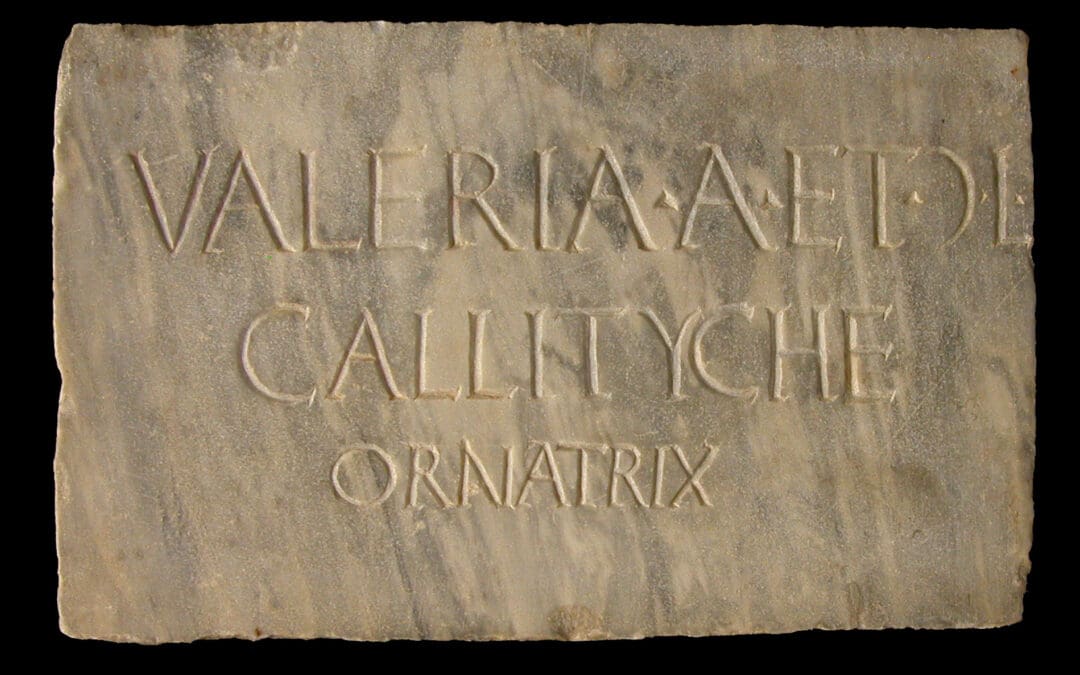 Funerary inscription of Callityche, a chamber attendant